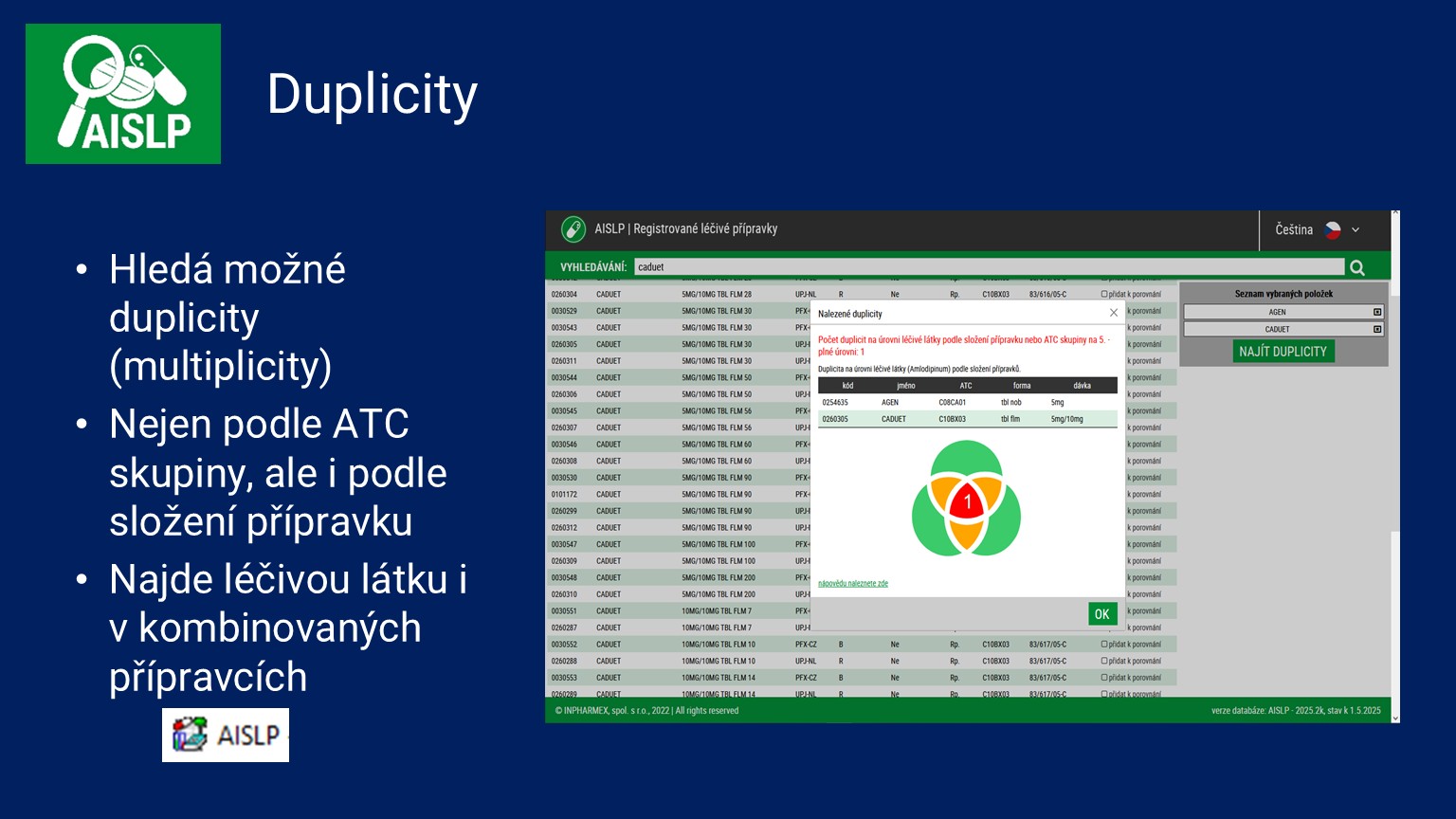 AISLP - základní funkcionalita