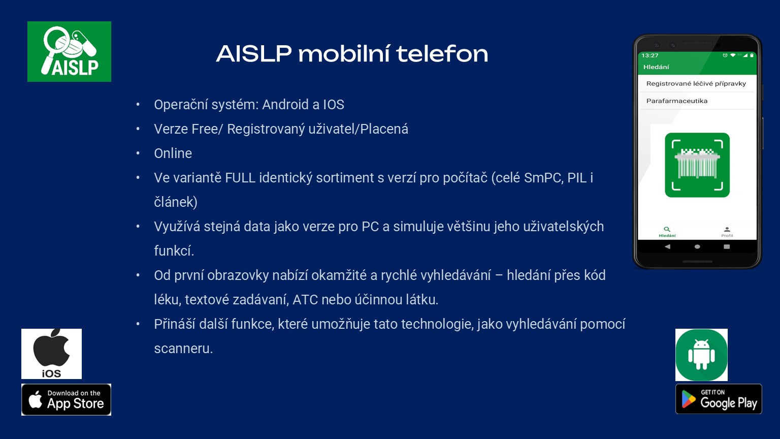 AISLP - základní funkcionalita