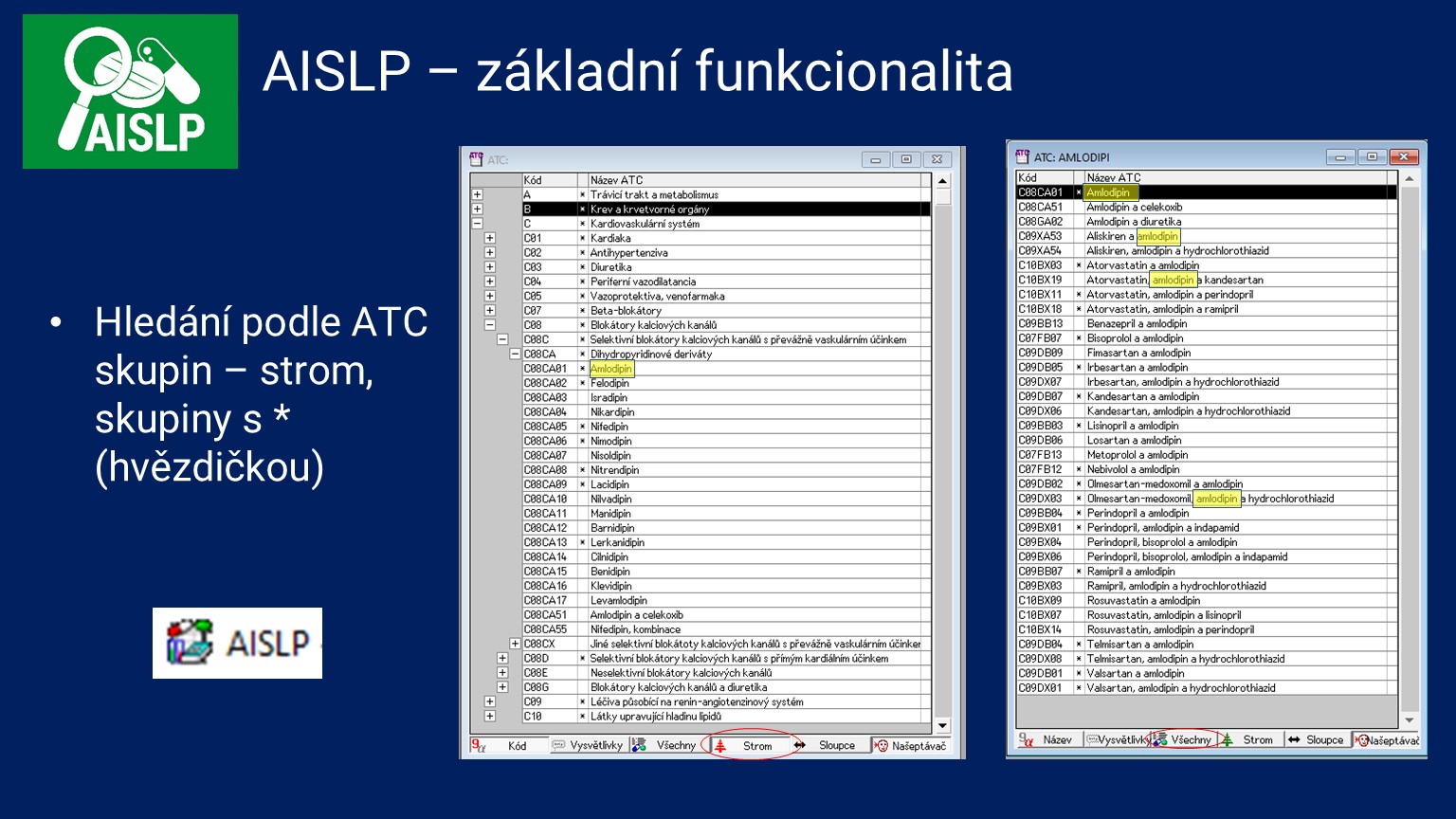 AISLP - základní funkcionalita